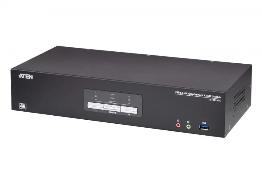 CS1922ATC — 2-портовый USB 3.0 4K DisplayPort KVMP™-переключатель для УВД